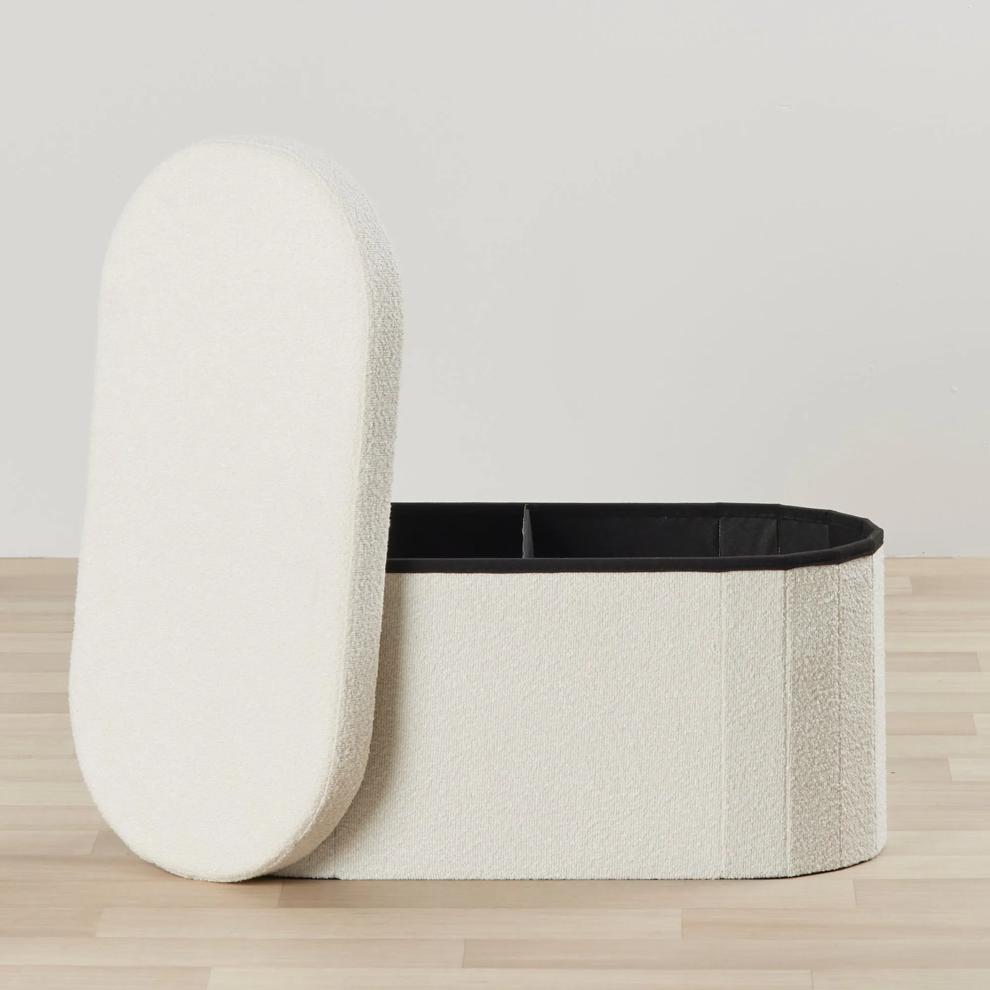 Toby Ottoman - Cream